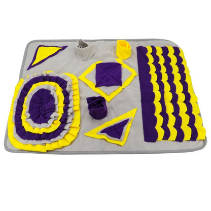 Washable Dog Slow Feed Mat Pad Anti Choking Pet Puzzle Toy Non Slip Dogs Blacket Mats Dogs Smell Training Toys Pets Supplies