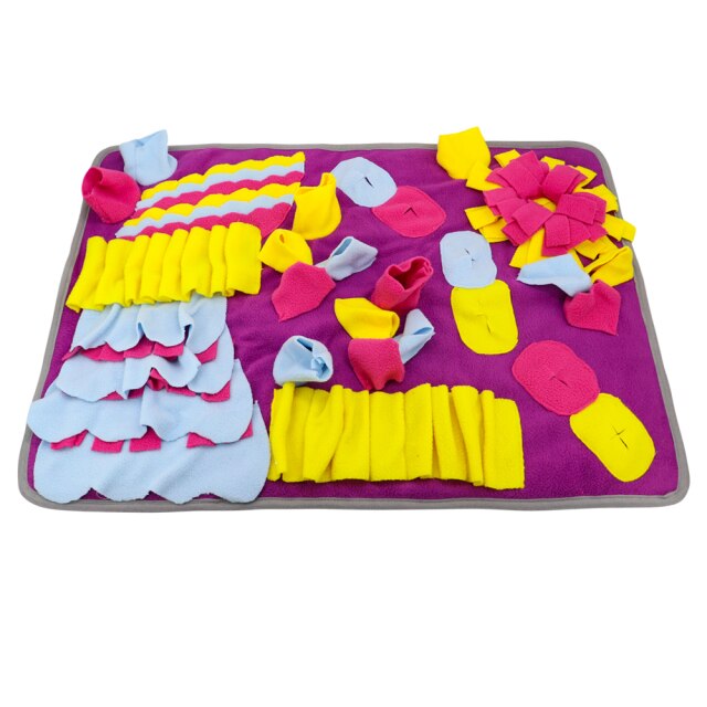 Washable Dog Slow Feed Mat Pad Anti Choking Pet Puzzle Toy Non Slip Dogs Blacket Mats Dogs Smell Training Toys Pets Supplies